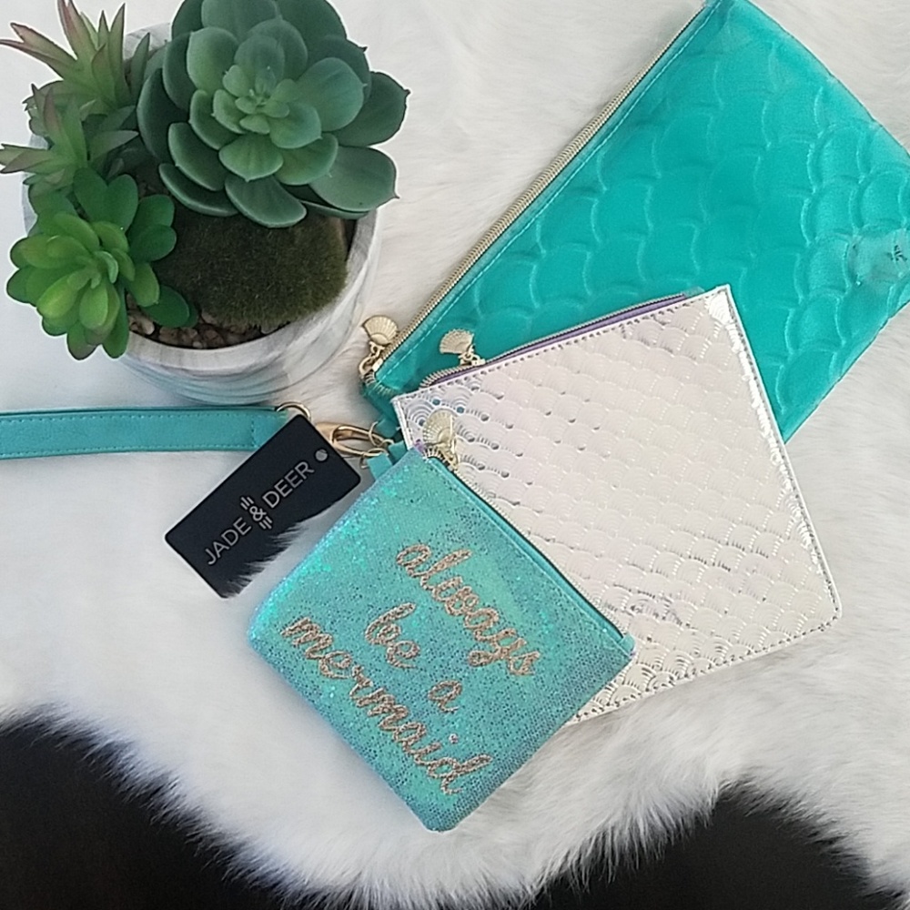 Mermaid Zipper Pouch Set